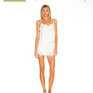 Homebodii Olivia Cami Set in White